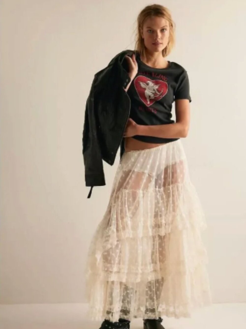 Free People Don't Let Me Go Half Slip | New With Tags | Size XS | Color: Tofu